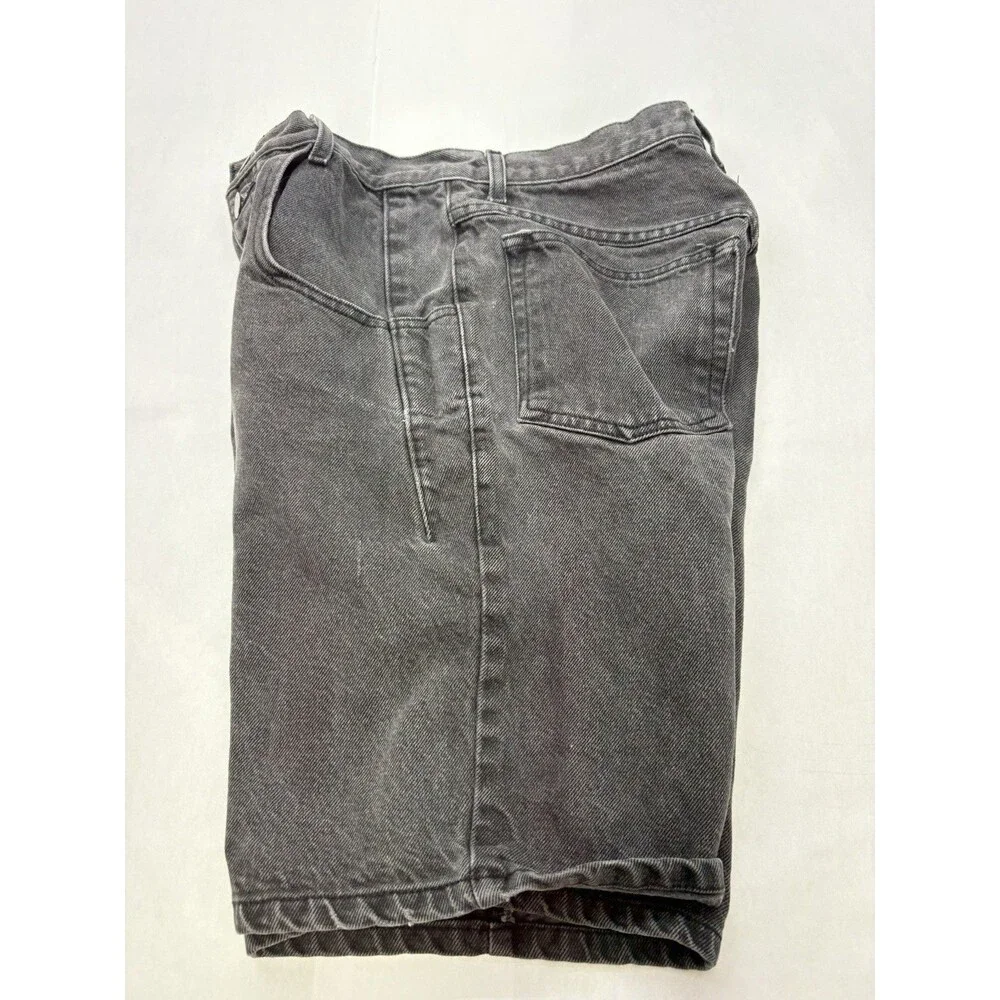 Vintage 90s GUESS by Georges Marciano Denim Shorts Womens 29 Black Gray USA